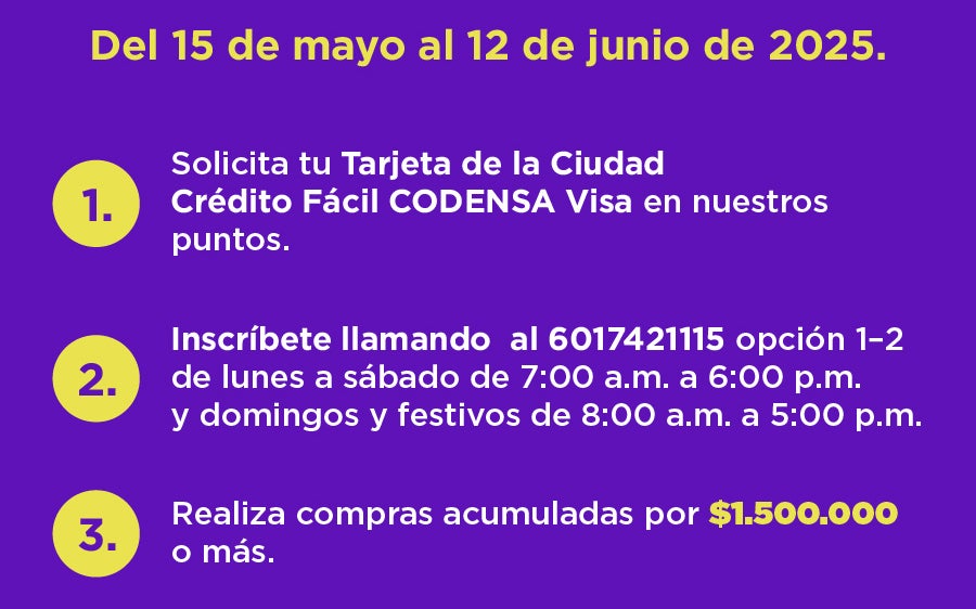 Crédito f´cil codensa